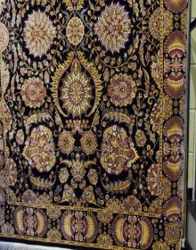 Иранский ковер Marshad Carpet 3043 Black - высокое качество по лучшей цене в Украине.