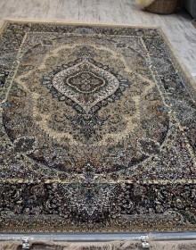 Іранський килим Marshad Carpet 3054 Beige Blue - высокое качество по лучшей цене в Украине.