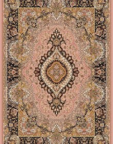 Iranian carpet Marshad Carpet 3054 Pink Black - высокое качество по лучшей цене в Украине.