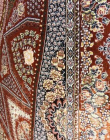 Iranian carpet Marshad Carpet 3055 Dark Red - высокое качество по лучшей цене в Украине.