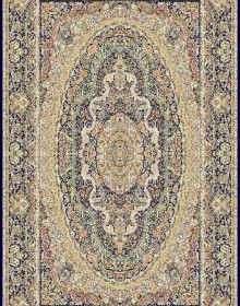 Iranian carpet Marshad Carpet 3059 Dark Blue - высокое качество по лучшей цене в Украине.