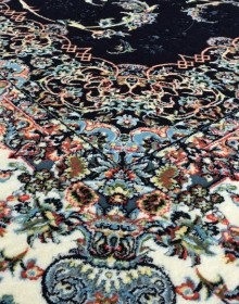 Високощільний килим Rojin 001 HB D.Blue - высокое качество по лучшей цене в Украине.