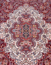 Високощільний килим Sehrazat 9230A Cream Navy - высокое качество по лучшей цене в Украине.