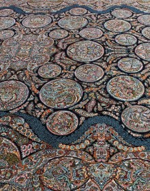 High-density carpet Shahriyar 003 DARK BLUE - высокое качество по лучшей цене в Украине.