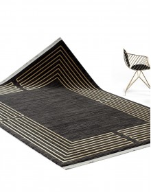 Високощільний килим Taboo PLUS DG61C hb.black/gold  - высокое качество по лучшей цене в Украине.