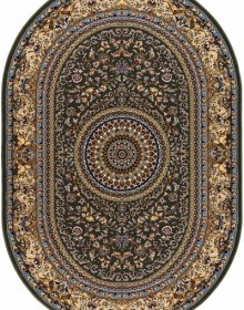 Высокоплотный ковер Troya 4503 Green-Cream - высокое качество по лучшей цене в Украине.