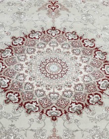 Високощільний килим Turkistan 7608A cream-d.red - высокое качество по лучшей цене в Украине.