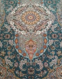 Iranian carpet FIROOZEH BLUE - высокое качество по лучшей цене в Украине.