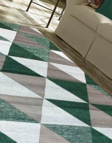 Napless carpet Vista 131301-03 green-beige - высокое качество по лучшей цене в Украине.