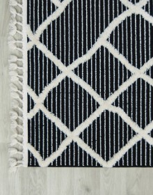 Синтетичний килим Bilbao Y619A ANTRASIT/WHITE - высокое качество по лучшей цене в Украине.