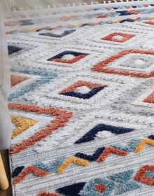 Синтетичний килим Bilbao BC14B white/grey  - высокое качество по лучшей цене в Украине.