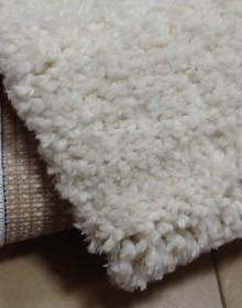 Високоворсный килим Lama P149A White-White - высокое качество по лучшей цене в Украине.