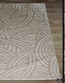 Високоворсний килим Luna 2434a p.bone-p.bone - высокое качество по лучшей цене в Украине.