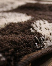 Shaggy carpet  Montreal 904 brown-cream - высокое качество по лучшей цене в Украине.