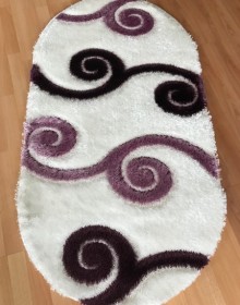 Високоворсний килим Polyester Shaggy 1884B WHITE - высокое качество по лучшей цене в Украине.