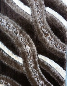 Високоворсний килим Polyester Porto Shaggy B652A DARK BROWN - высокое качество по лучшей цене в Украине.