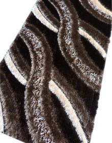 Високоворсний килим Polyester Porto Shaggy B652A DARK BROWN - высокое качество по лучшей цене в Украине.