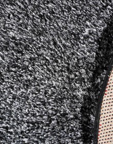 Високоворсний килим Puffy-4B P001A black/grey - высокое качество по лучшей цене в Украине.