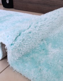 Високоворсний килим Puffy-4B P001A light blue - высокое качество по лучшей цене в Украине.