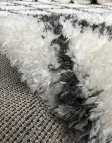 Високоворсний килим Quattro 3507A Bone/D.Grey - высокое качество по лучшей цене в Украине.