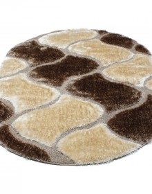 Високоворсний килим Therapy 6663A p.brown-p.beige - высокое качество по лучшей цене в Украине.