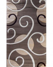 Синтетичний килим Arena 0255A Brown - высокое качество по лучшей цене в Украине.