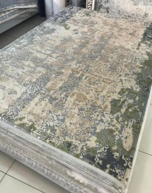 Акриловий килим CINAR CN28A , GREEN CREAM - высокое качество по лучшей цене в Украине.