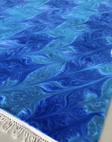 Акриловий килим Ebru 9999A blue - высокое качество по лучшей цене в Украине.