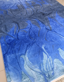 Акриловий килим Ebru blue - высокое качество по лучшей цене в Украине.