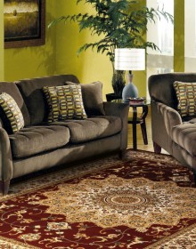 Synthetic carpet Effes 0559 red - высокое качество по лучшей цене в Украине.