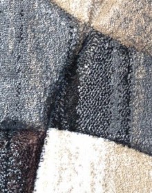 Синтетичний килим Faust 4332A black - высокое качество по лучшей цене в Украине.