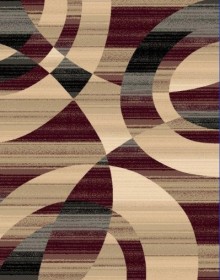 Синтетичний килим Faust 4332B burgundy - высокое качество по лучшей цене в Украине.