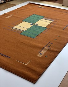 Синтетический ковер FRISE F0657A ORANGE - высокое качество по лучшей цене в Украине.