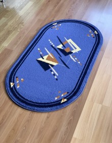 Синтетический ковер FRISE F3039A BLUE - высокое качество по лучшей цене в Украине.