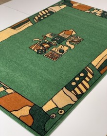 Синтетический ковер FRISE F3040A GREEN - высокое качество по лучшей цене в Украине.