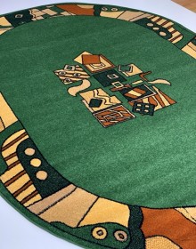 Синтетический ковер FRISE F3040A GREEN - высокое качество по лучшей цене в Украине.