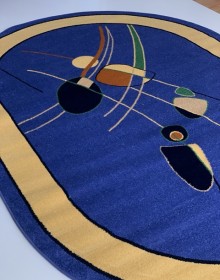 Синтетический ковер FRISE F3042A BLUE - высокое качество по лучшей цене в Украине.