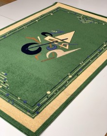 Синтетический ковер FRISE F3043A GREEN - высокое качество по лучшей цене в Украине.