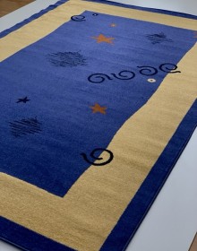 Синтетический ковер FRISE F3106A BLUE - высокое качество по лучшей цене в Украине.