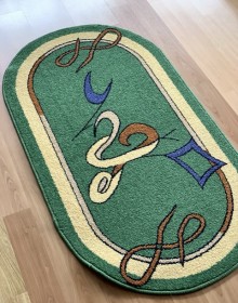 Синтетический ковер FRISE F5247A GREEN - высокое качество по лучшей цене в Украине.