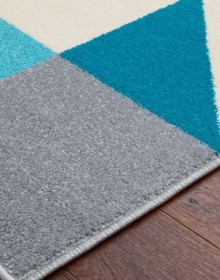 Синтетический ковер Funky Top Super Trojkaty Blekit - высокое качество по лучшей цене в Украине.