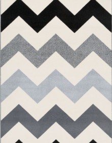 Синтетичний килим Funky Top Super Zygzak Szary - высокое качество по лучшей цене в Украине.