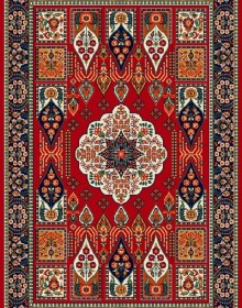 Иранский ковер Gollestan Kashkooli D.Red - высокое качество по лучшей цене в Украине.