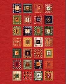 Іранський килим Gollestan Mehr D.Red - высокое качество по лучшей цене в Украине.