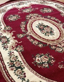 Synthetic carpet Heat-Set 6543A RED - высокое качество по лучшей цене в Украине.