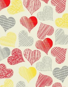 Килим Kolibri (Колібрі) 11467/110 серденька - высокое качество по лучшей цене в Украине.