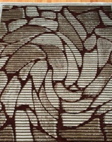 Синтетичний килим Kristal 3212 d.brown - высокое качество по лучшей цене в Украине.