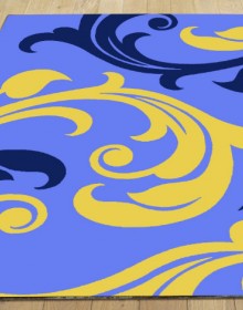 Синтетичний килим Legenda 0313 синій - высокое качество по лучшей цене в Украине.