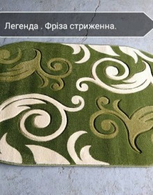 Synthetic carpet Legenda 0391 green - высокое качество по лучшей цене в Украине.
