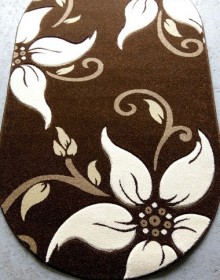 Синтетичний килим Legenda 0331 ромашка коричневий - высокое качество по лучшей цене в Украине.